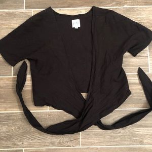 princess polly tie front blouse